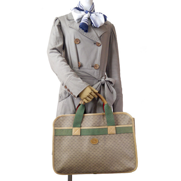 OLD Gucci 80sマイクロGG ブリーフバッグ