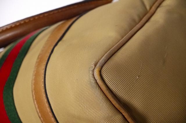 OLD Gucci ＜訳あり＞シェリーミニボストン（ベージュ）