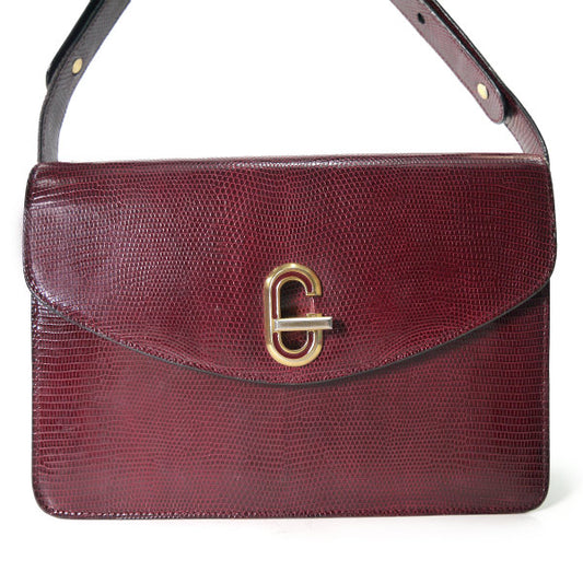 オールドグッチ　70s リザードショルダー