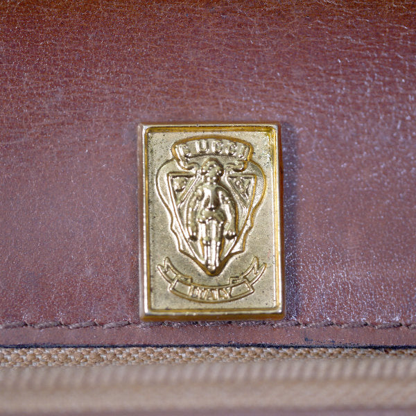 OLD Gucci 70sGG金具リザードバッグ（茶）