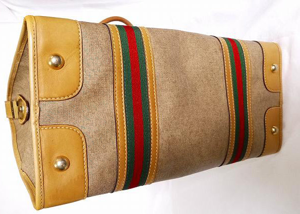 OLD Gucci 角ボストン（シェリー）