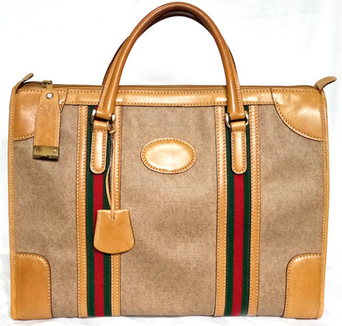 OLD Gucci 角ボストン（シェリー）