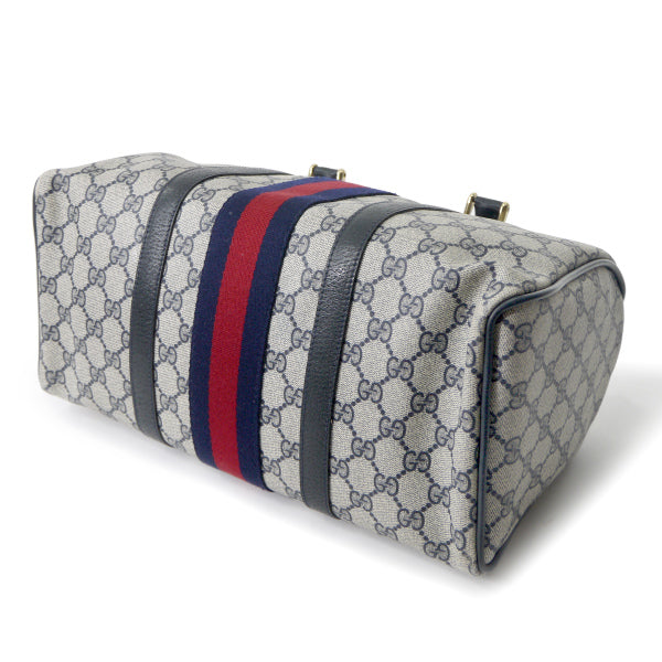 OLD Gucci 定番シェリーボストン（青・中）