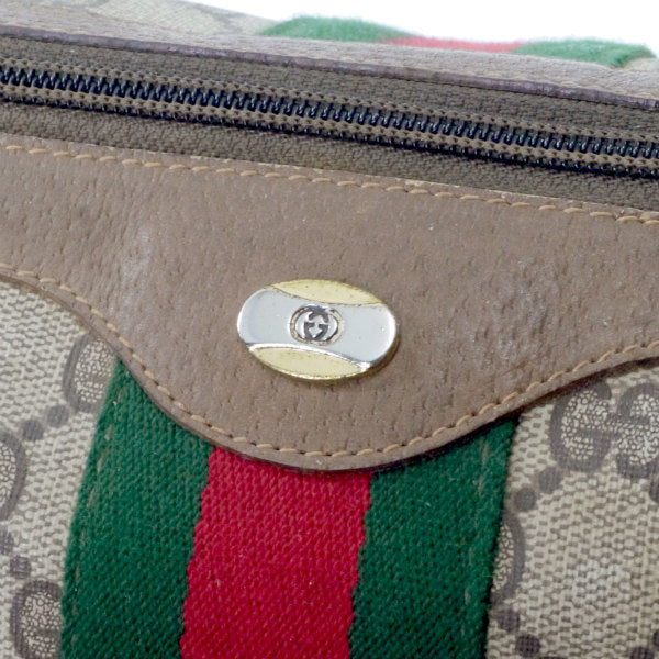 OLD Gucci 定番シェリーボストン（茶・中）