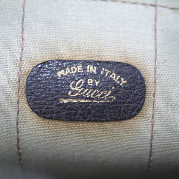 OLD Gucci　おにぎり型シェリーボストン（茶）
