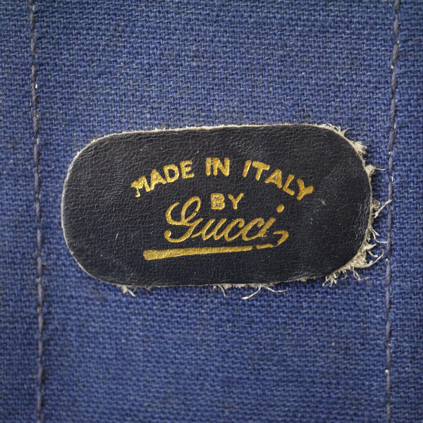 OLD Gucci　おにぎり型シェリーボストン（青）