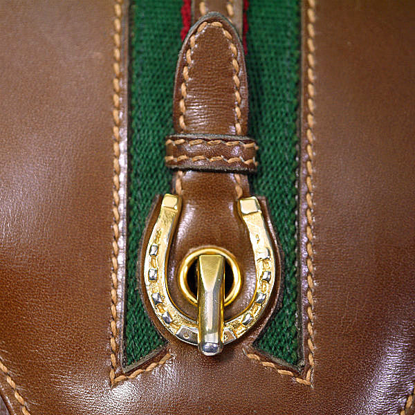 OLD Gucci お宝70ｓ飴色ハンドバッグ