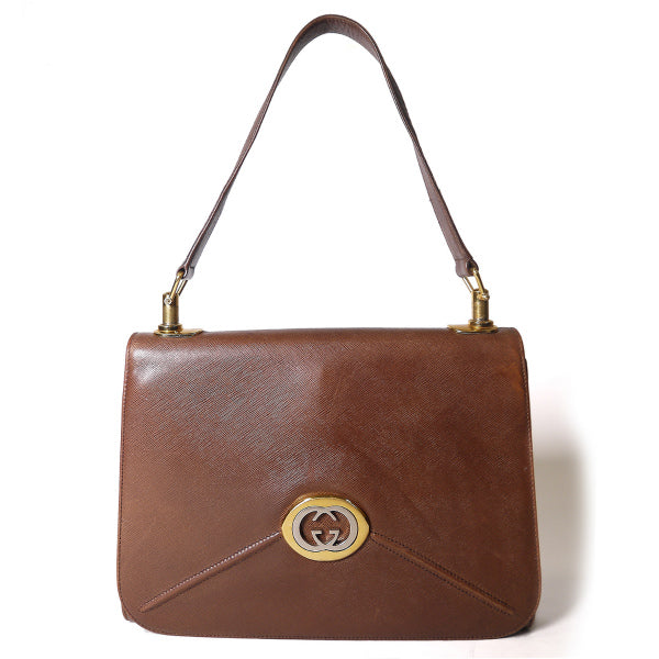 OLD Gucci ７０s!クラシカルバッグ（茶）