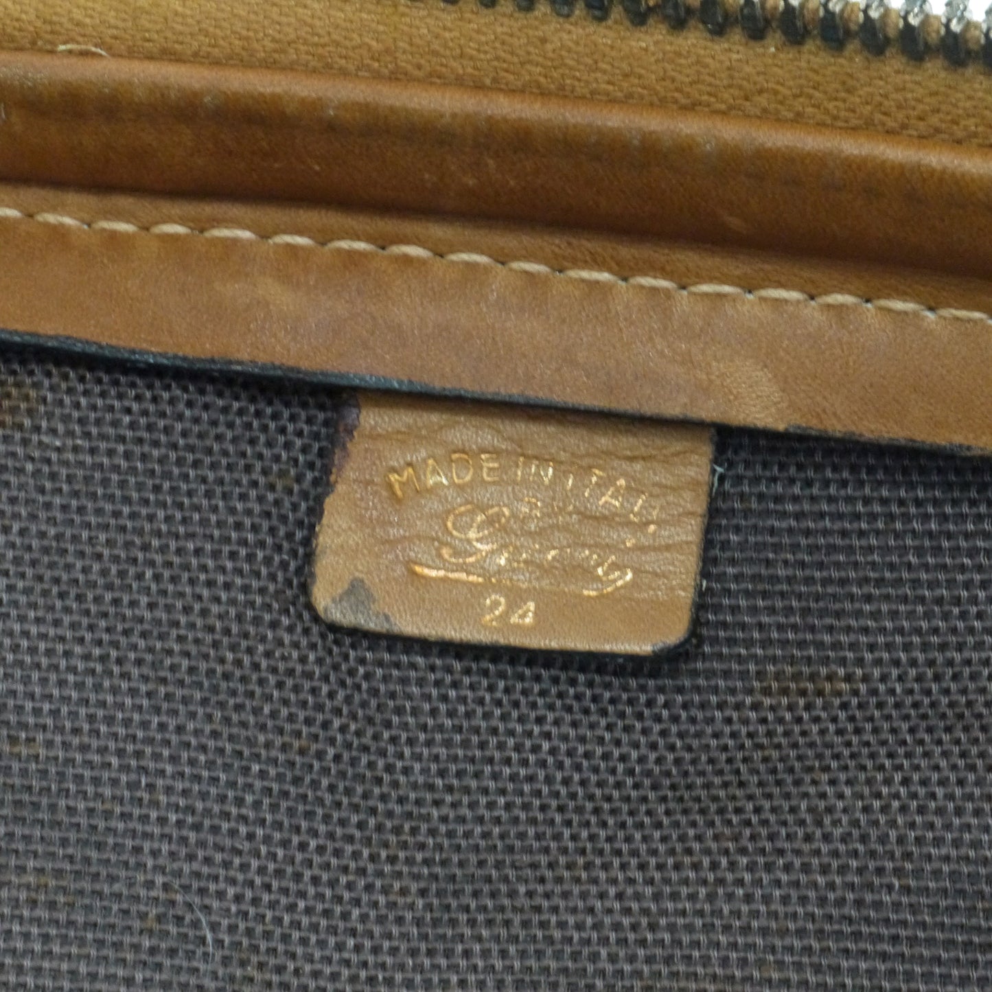 OLD Gucci  激レア！流れ星　大型ボストン(茶)