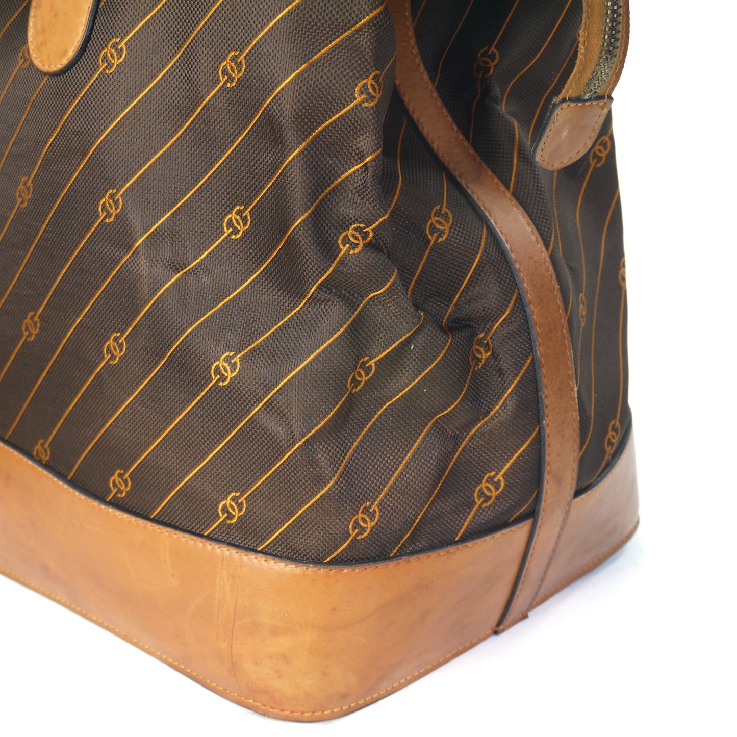OLD Gucci  激レア！流れ星　大型ボストン(茶)