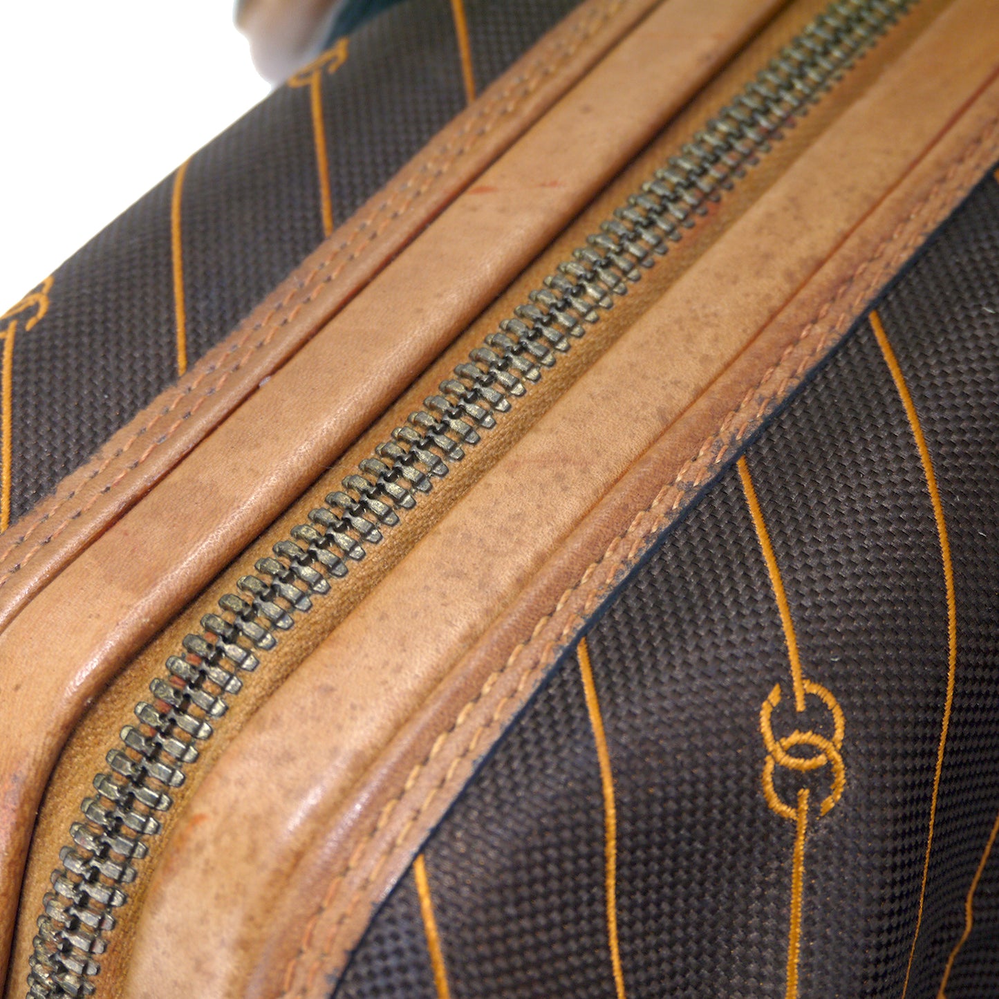 OLD Gucci  激レア！流れ星　大型ボストン(茶)