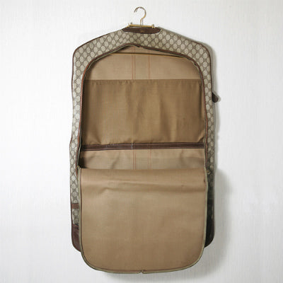 OLD Gucci ガーメントバッグ（茶・縦シェリー）