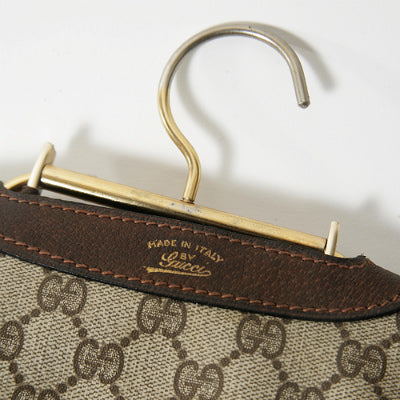 OLD Gucci ガーメントバッグ（茶・縦シェリー）