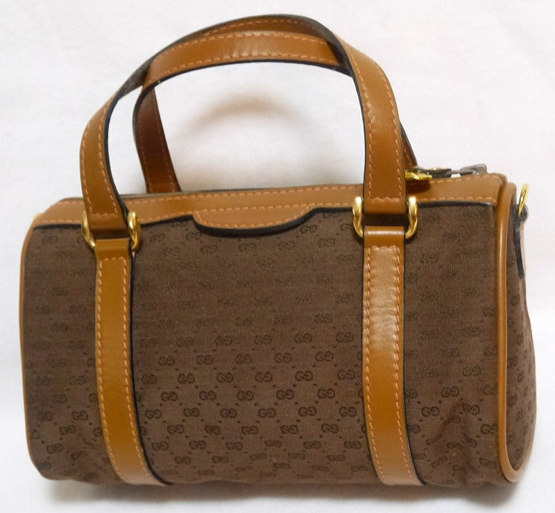 OLD Gucci２ＷａｙマイクロＧＧミニボストン（茶）