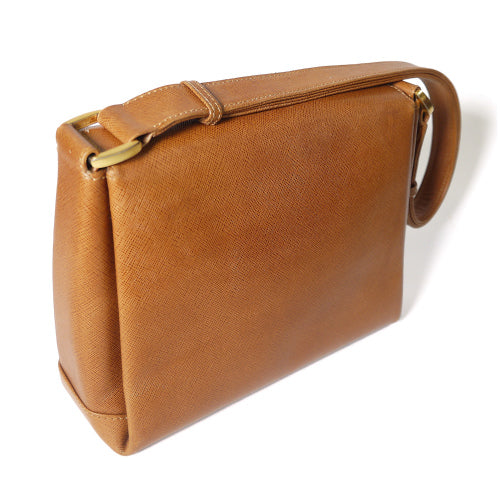 OLD Gucci　ゴールドクレスト　キャメル２Wayバッグ