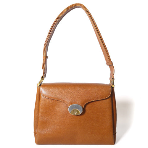 OLD Gucci　ゴールドクレスト　キャメル２Wayバッグ