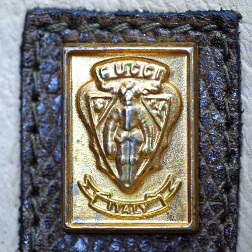 OLD Gucci 　リザードケリーバッグ（茶）