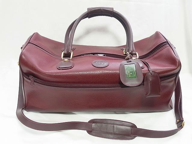 OLD Gucci 　２Ｗａｙ本革ボストン（ボルドー）