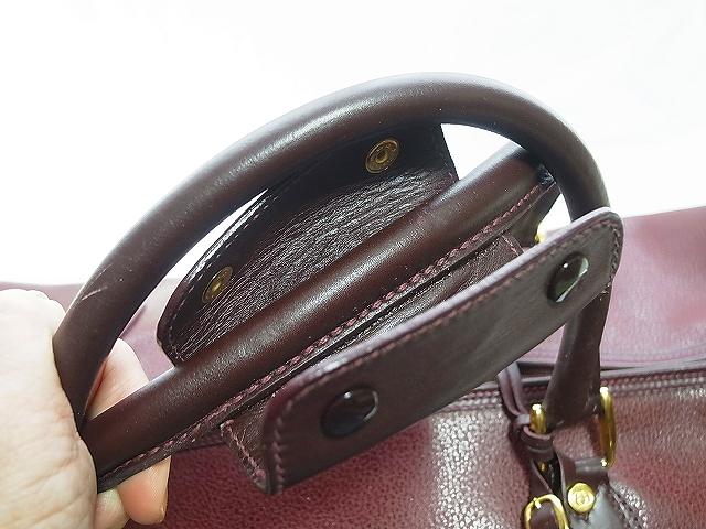 OLD Gucci 　２Ｗａｙ本革ボストン（ボルドー）