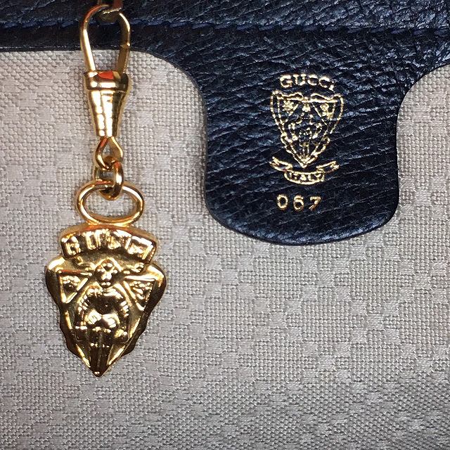 OLD Gucci 70ｓ！シェリーラインボストン（青）