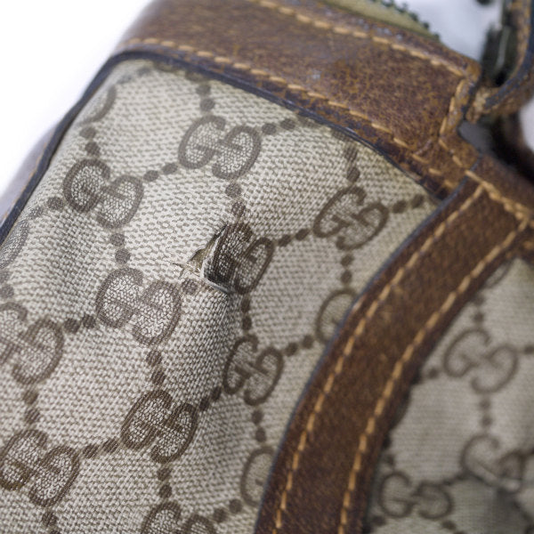OLD Gucci <訳あり>70ｓ!シェリーラインボストン（茶）