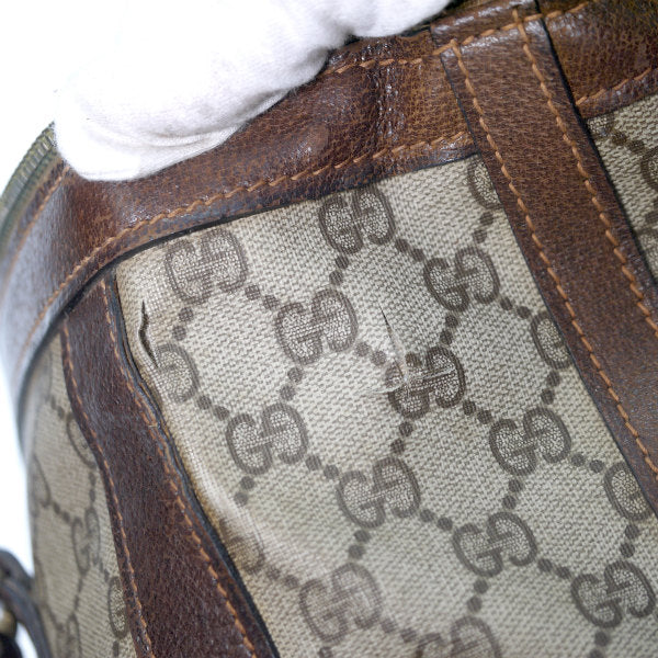 OLD Gucci <訳あり>70ｓ!シェリーラインボストン（茶）
