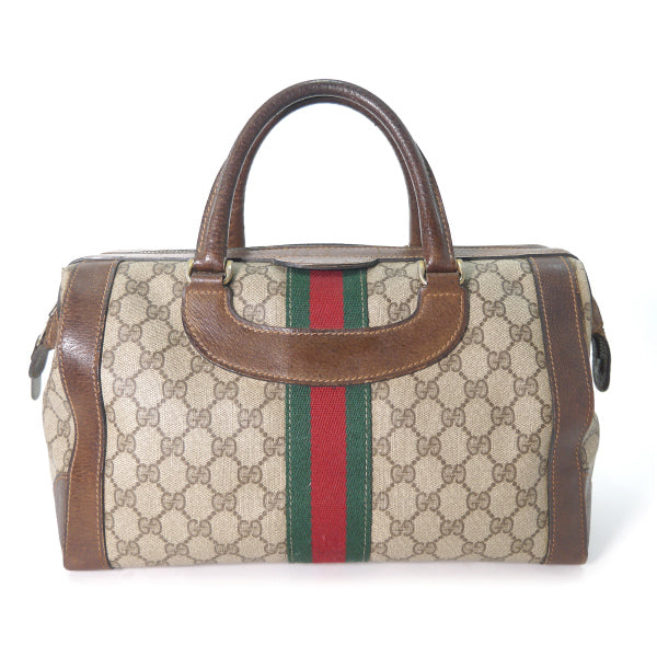 OLD Gucci <訳あり>70ｓ!シェリーラインボストン（茶）