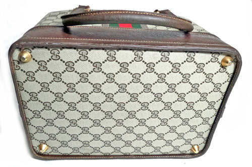 OLD Gucci コスメドクターズバッグ（茶）
