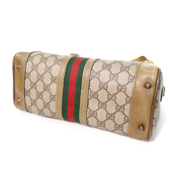 OLD Gucci 縦シェリー2WAYミニボストン（茶）