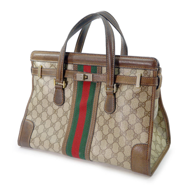 OLD Gucci GG柄モノグラム ケリーバッグ（茶） – Vintage Shop Rococo