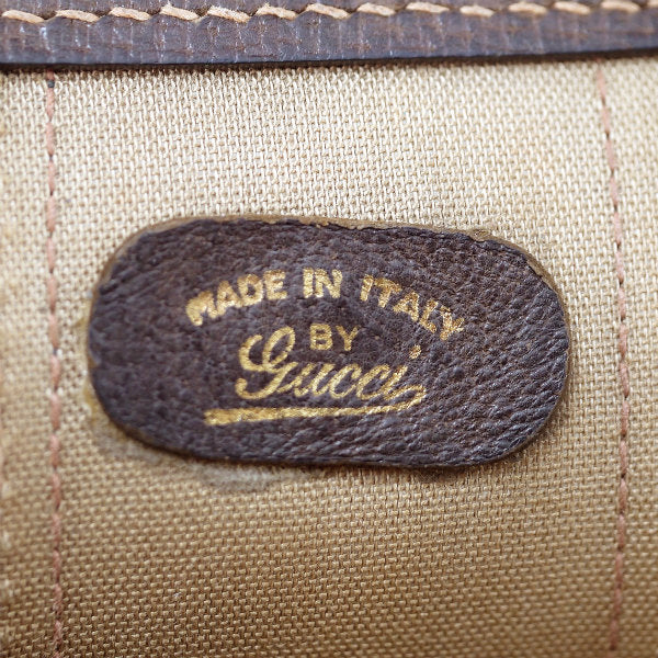 OLD Gucci GG柄モノグラム ケリーバッグ（茶）