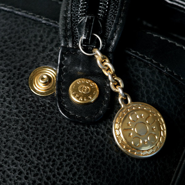 OLD Gucci　角ミニボストン（黒）