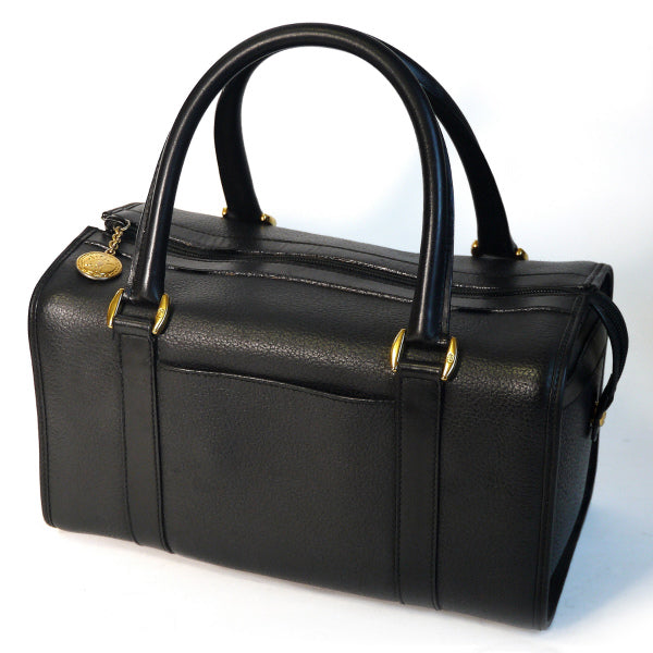 OLD Gucci　角ミニボストン（黒）