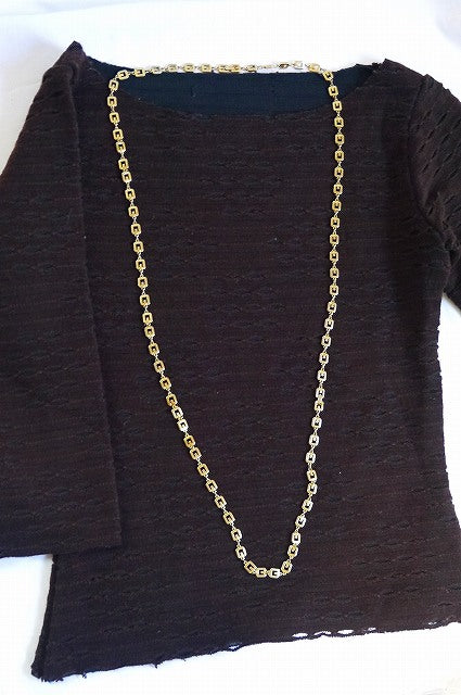 GIVENCHY ゴールド３Way ロングネックレス