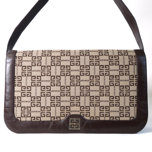GIVENCHY 茶モノグラムショルダー