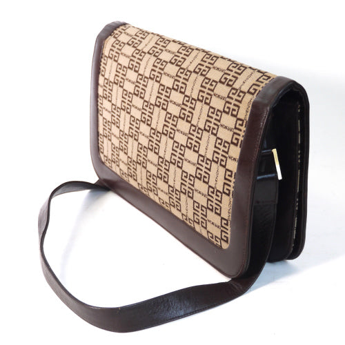 GIVENCHY 茶モノグラムショルダー