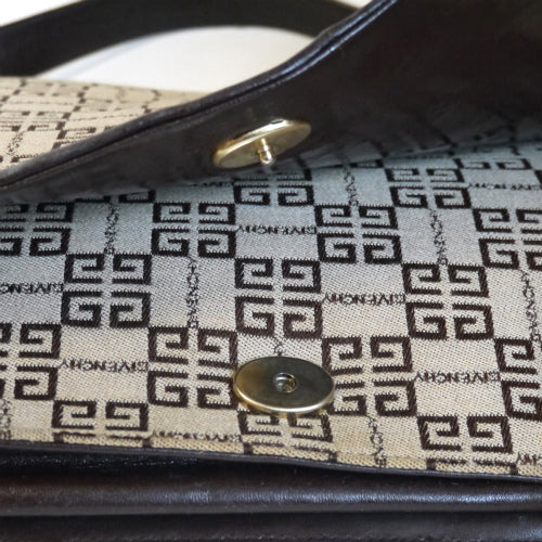 GIVENCHY 茶モノグラムショルダー