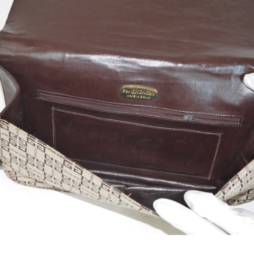 GIVENCHY 茶モノグラムショルダー