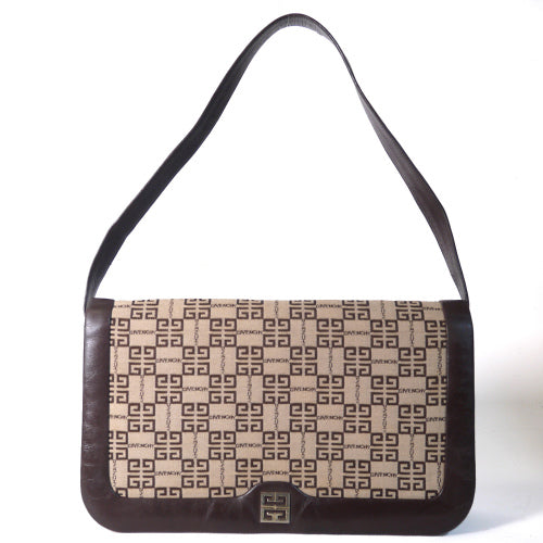 GIVENCHY 茶モノグラムショルダー