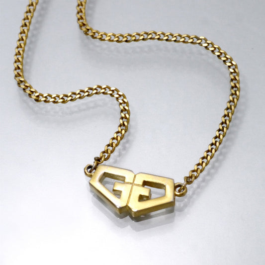 GIVENCHY 　79s Gロゴネックレス（ゴールド）