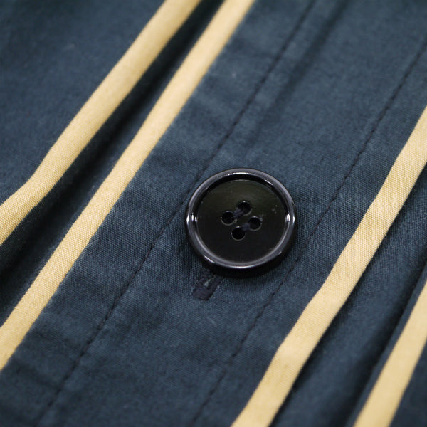 GIVENCHY 　ストライプ フレアスカート（黒×ベージュ）