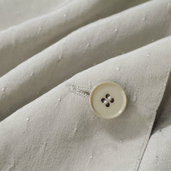 GIVENCHY 　ドット刺繍 ボウタイシルクブラウス （ベージュ）