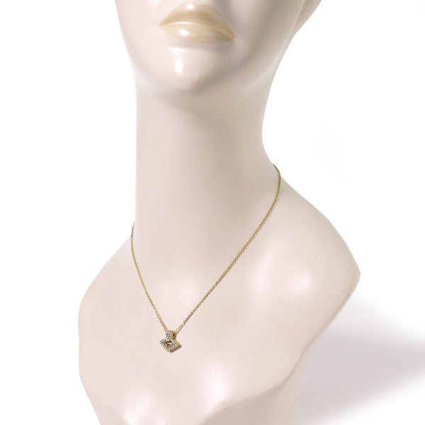 GIVENCHY ジルコニア ダイヤ型イヤリング&ネックレス