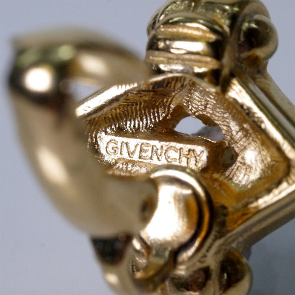 GIVENCHY ジルコニア ダイヤ型イヤリング&ネックレス