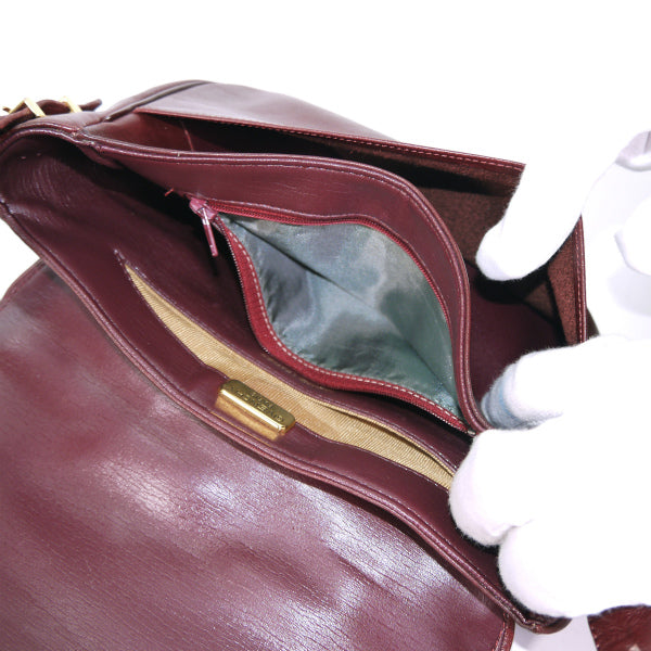 GIVENCHY ロゴプレートショルダー（ボルドー）