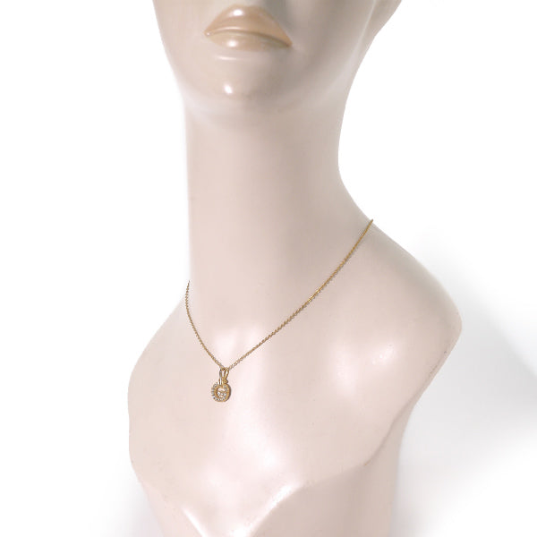 GIVENCHY ジルコニア Gロゴネックレス（ゴールド）