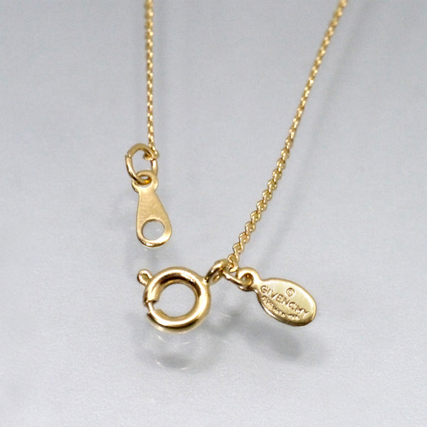 GIVENCHY Gロゴネックレス（ゴールド）