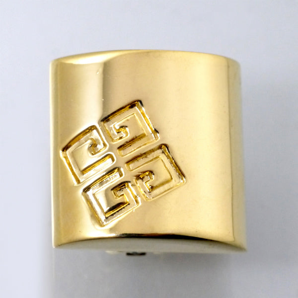 GIVENCHY 4Gロゴ スクエアイヤリング（ゴールド）