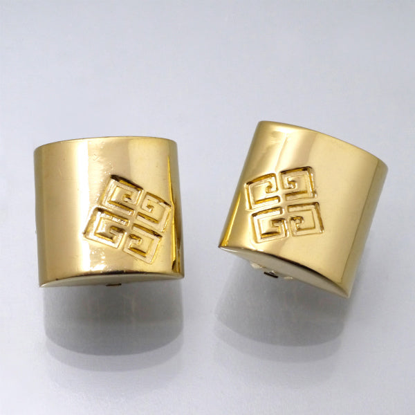 GIVENCHY 4Gロゴ スクエアイヤリング（ゴールド）