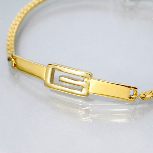 GIVENCHY Gロゴチェーンブレスレット（ゴールド）